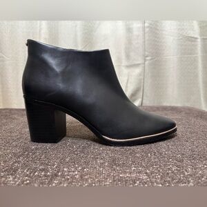 Ted Baker Hiharu 2 Black Ankle Boot with Block Heel Size 9.5 or 40